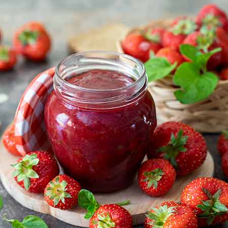 Marmellata di fragole senza zucchero