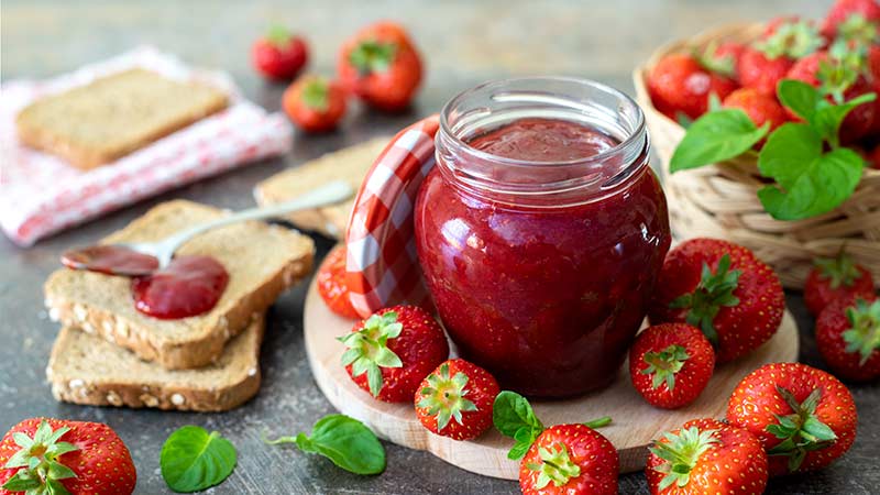 Marmellata di fragole senza zucchero