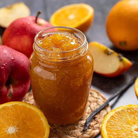 Marmellata di mele e arance senza zucchero