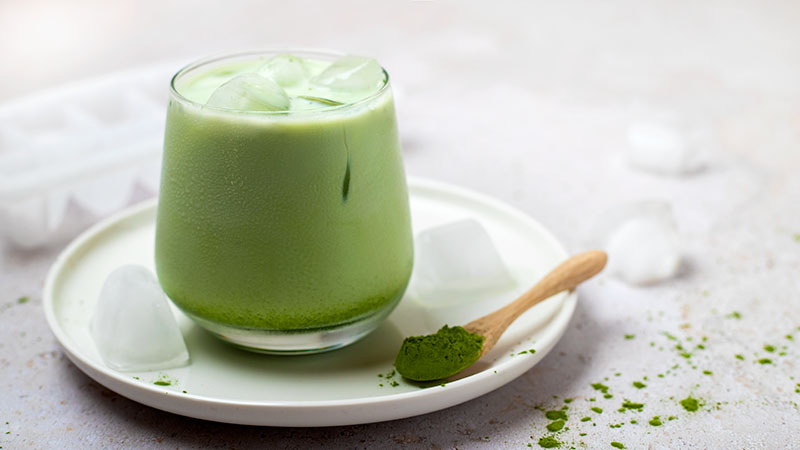 Matcha latte freddo