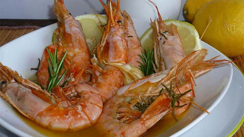 Mazzancolle al vino