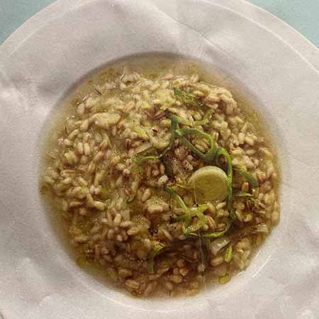 Minestra di porri e orzo