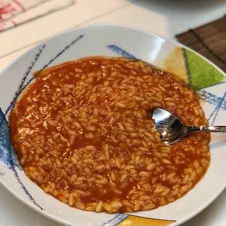 Minestra di riso al pomodoro