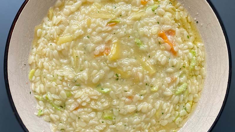 Minestra veloce con pastina