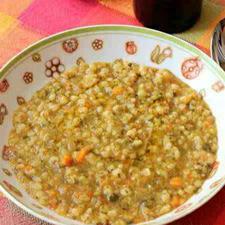 Minestrone veloce con pasta