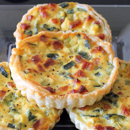 Miniquiches alle verdure