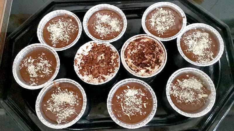 Mousse al cioccolato fondente