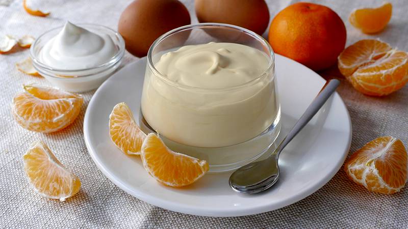 Mousse al mandarino