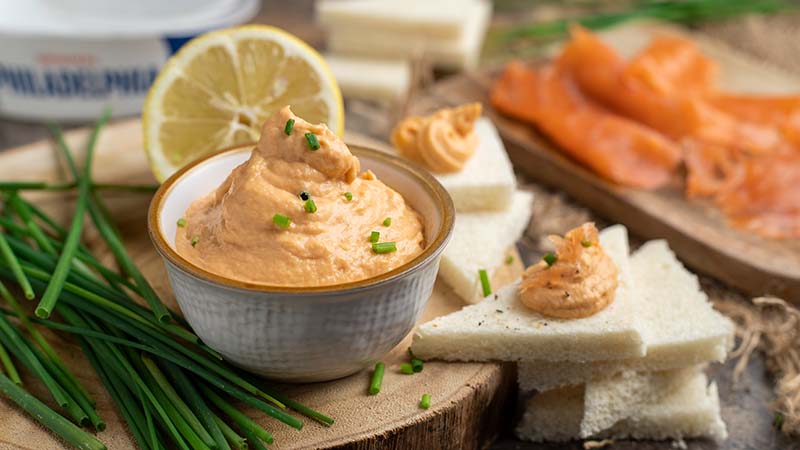 Mousse al salmone senza burro