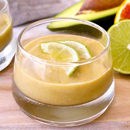 Mousse di avocado e lime