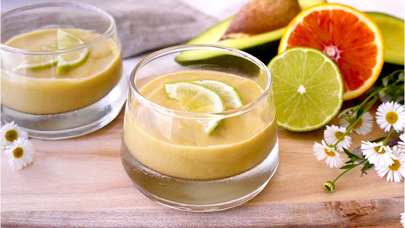 Mousse di avocado e lime