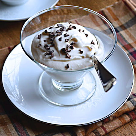 Mousse di ricotta dolce