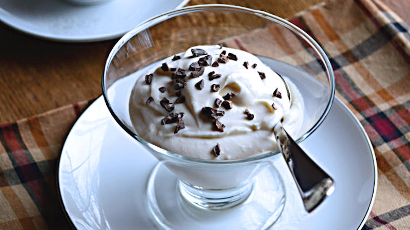 Mousse di ricotta dolce