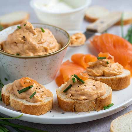 Mousse di salmone e ricotta