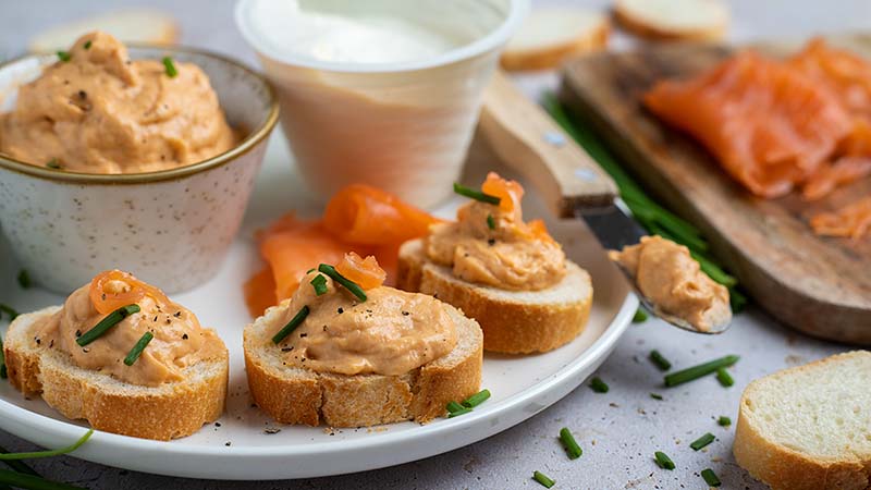 Mousse di salmone e ricotta