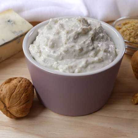 Mousse gorgonzola, ricotta e noci