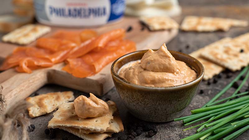 Mousse salmone e Philadelphia