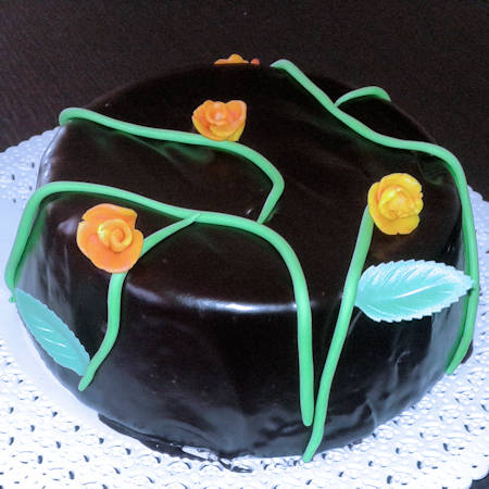 Mud cake con ganache al cioccolato