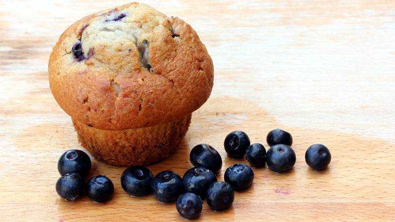 Muffin ai frutti di bosco