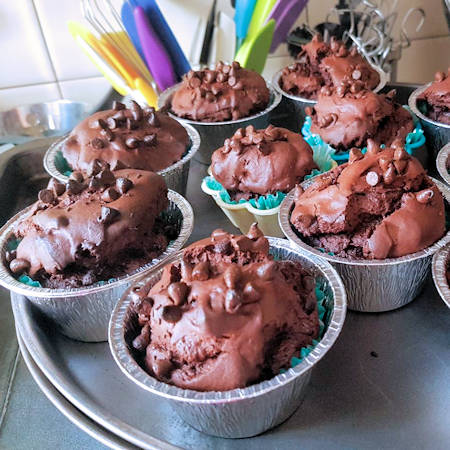 Muffin al cioccolato senza glutine