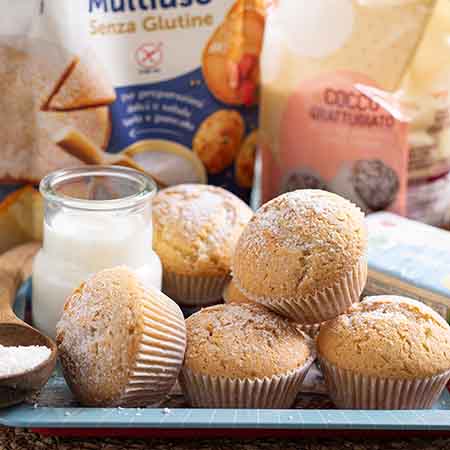 Muffin al cocco senza glutine
