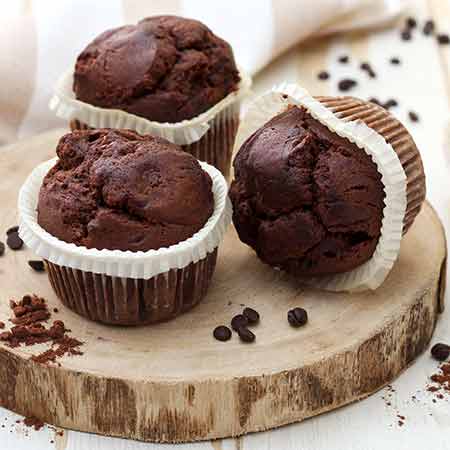 Muffin al doppio cioccolato