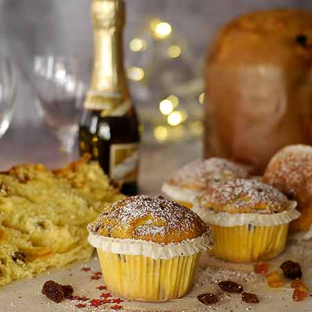 Muffin al panettone