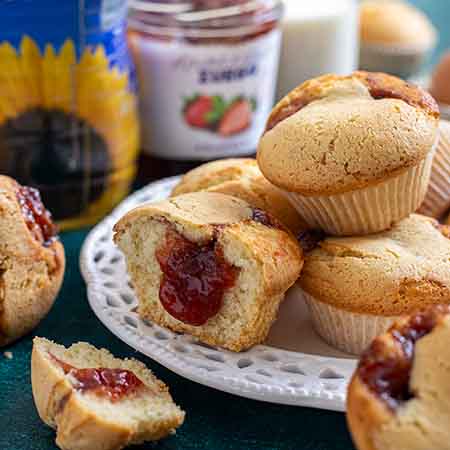 Muffin alla marmellata