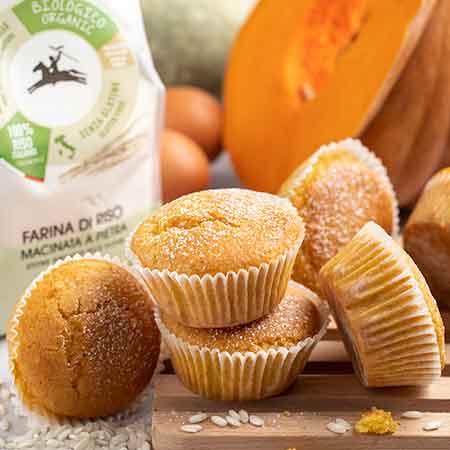 Muffin alla zucca senza glutine