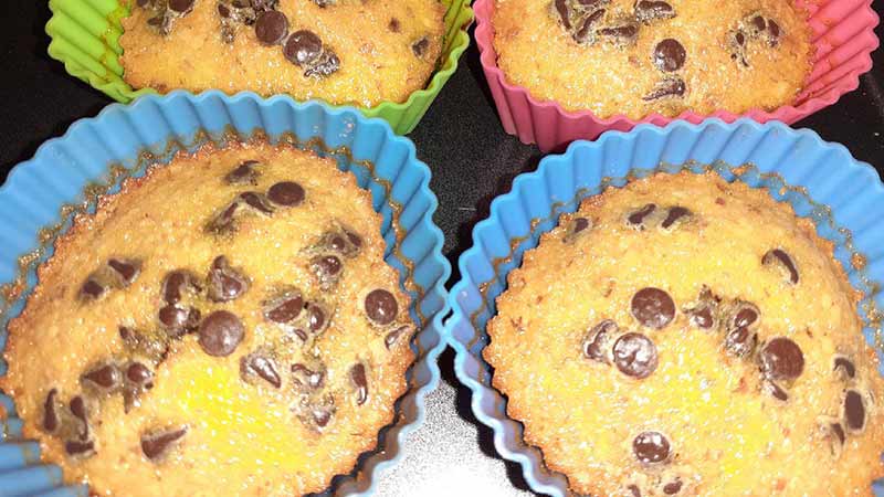 Muffin alle carote senza glutine e latte