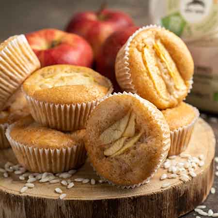 Muffin alle mele senza glutine