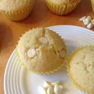 Muffin cioccolato bianco e cocco