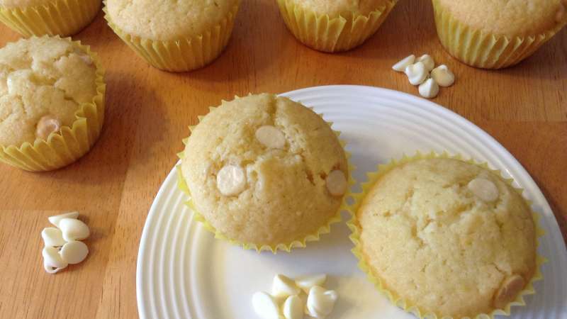 Muffin cioccolato bianco e cocco