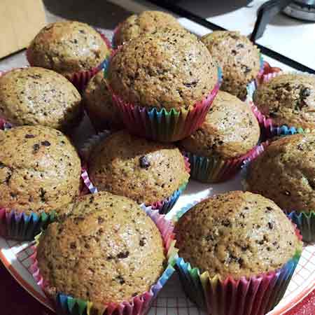 Muffin cioccolato e arancia