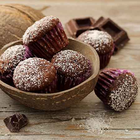 Muffin cioccolato e cocco