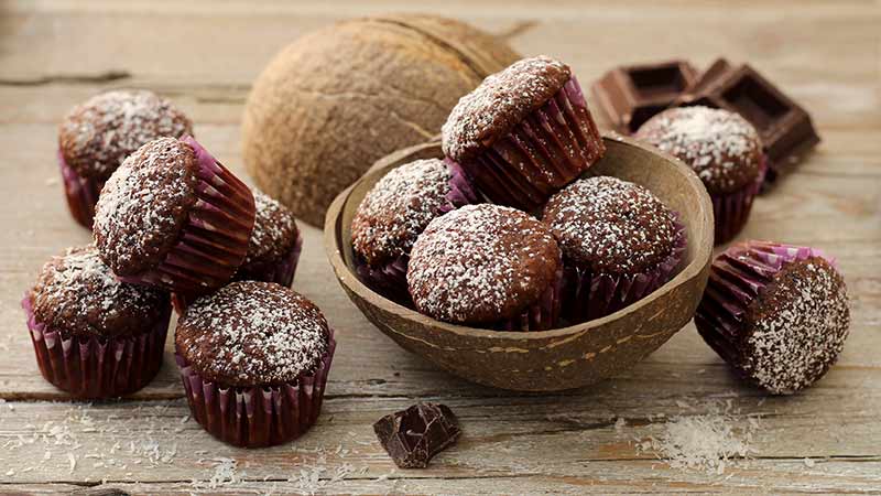 Muffin cioccolato e cocco