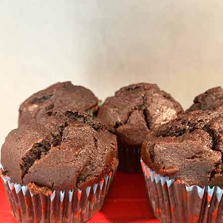 Muffin cioccolato e nocciole