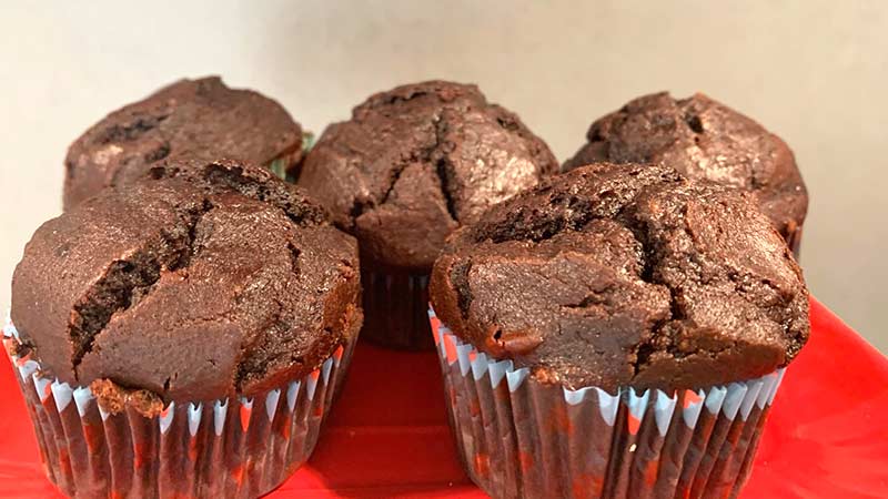 Muffin cioccolato e nocciole