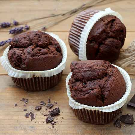 Muffin classici al cioccolato