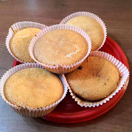 Muffin con farina di riso e Nutkao