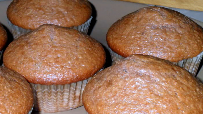 Muffin con grano saraceno vegan