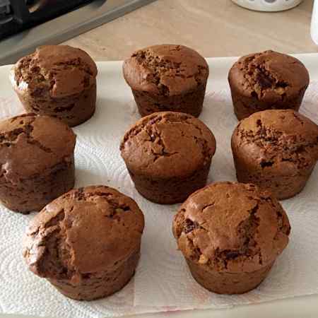 Muffin con panettone