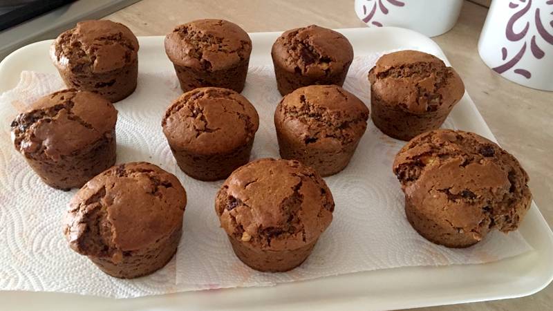 Muffin con panettone