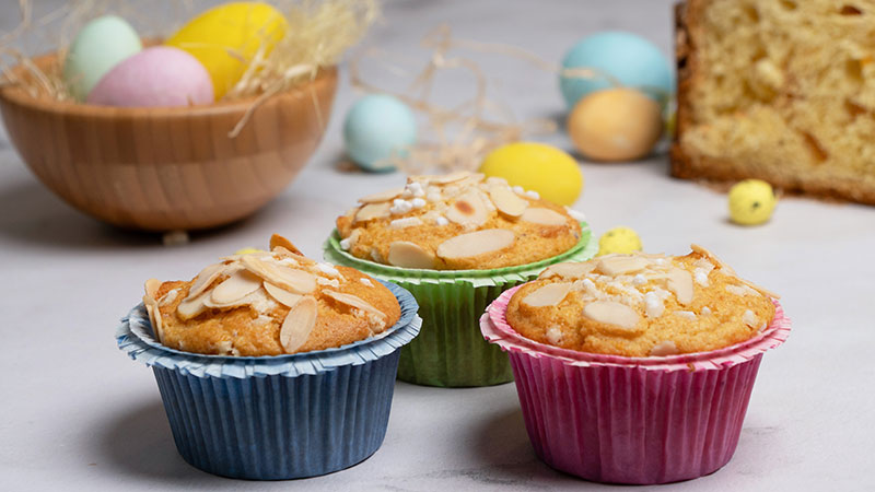 Muffin di colomba