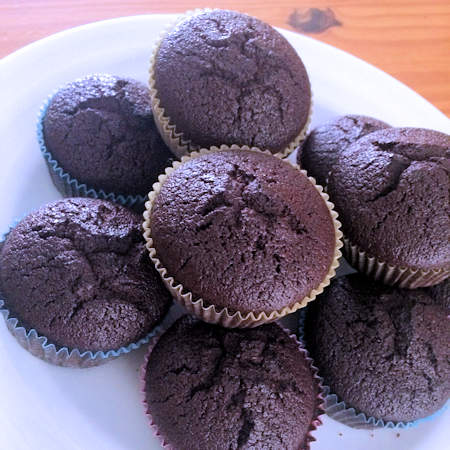 Muffin di quinoa al cioccolato