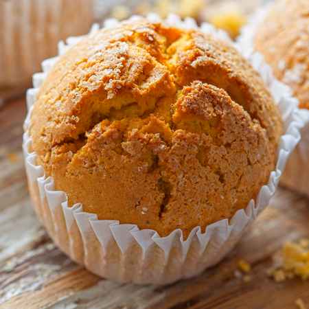 Muffin dolci di polenta