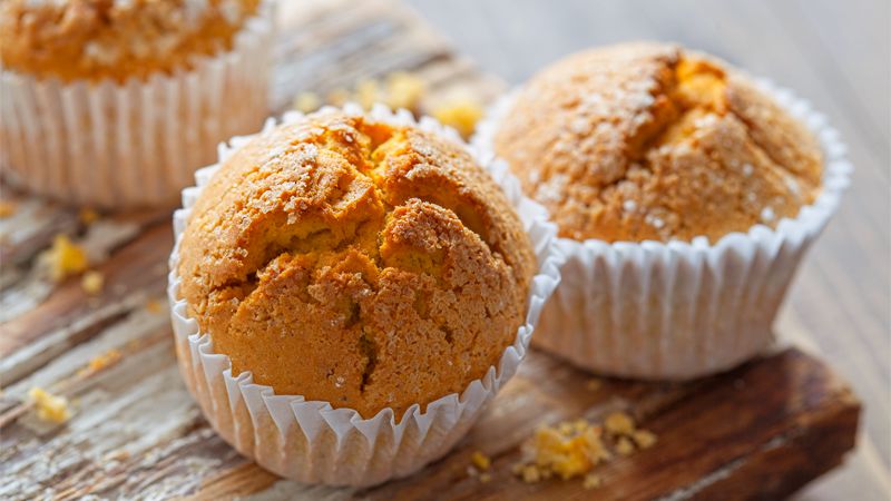 Muffin dolci di polenta