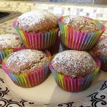 Muffin integrali alla cannella