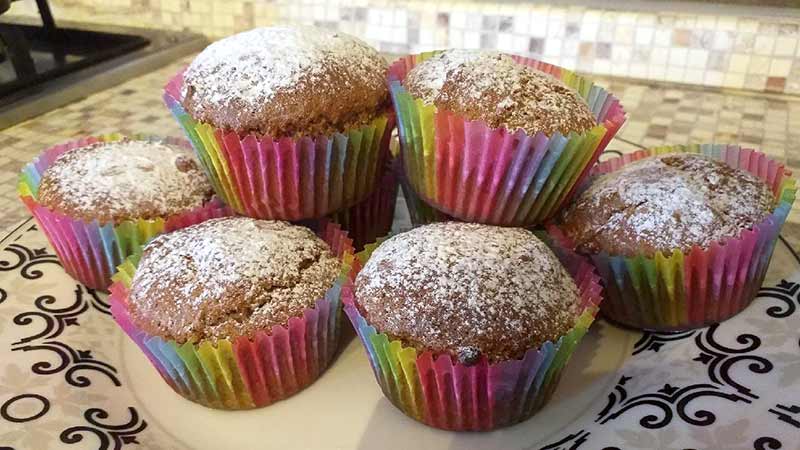 Muffin integrali alla cannella