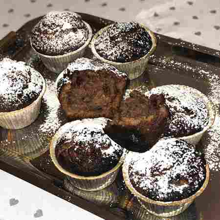 Muffin Nutella e riso soffiato